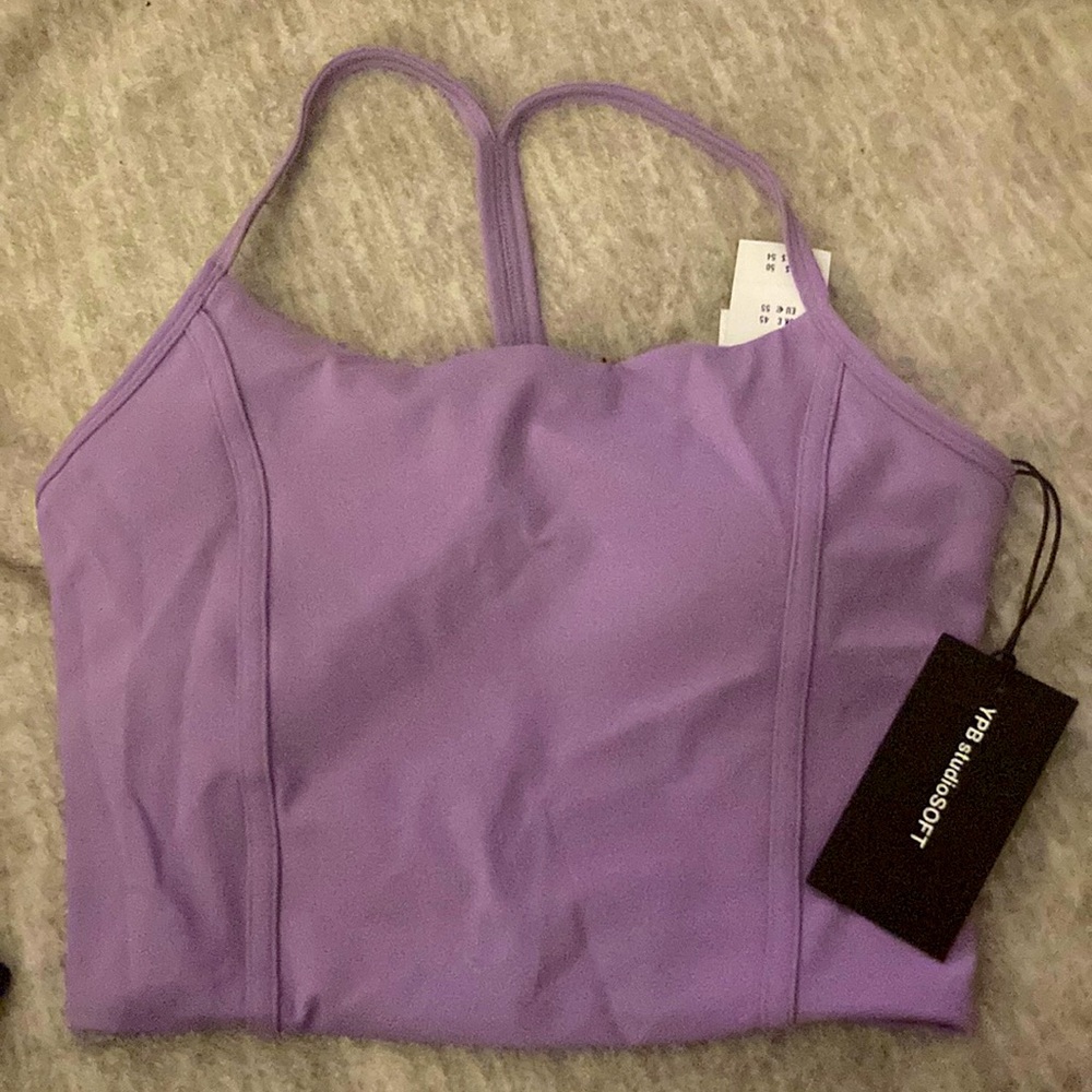Abercrombie lavender workout tank